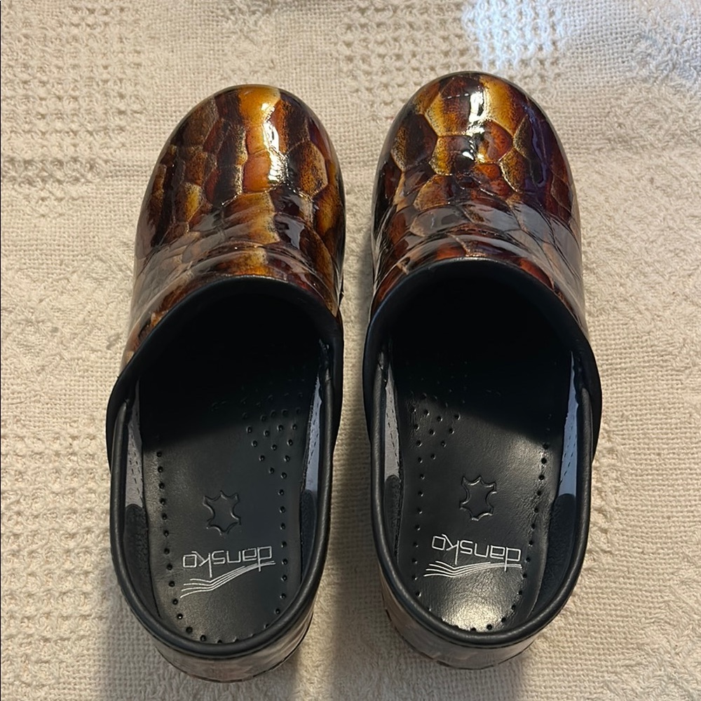 Dansko clogs “tigers eye”